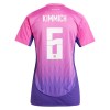 Camiseta de fútbol Alemania Kimmich 6 Segunda Equipación Euro 2024 - Mujer